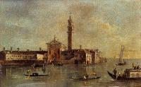 Francesco Guardi - View Of The Island Of San Giorgio In Alga Venice